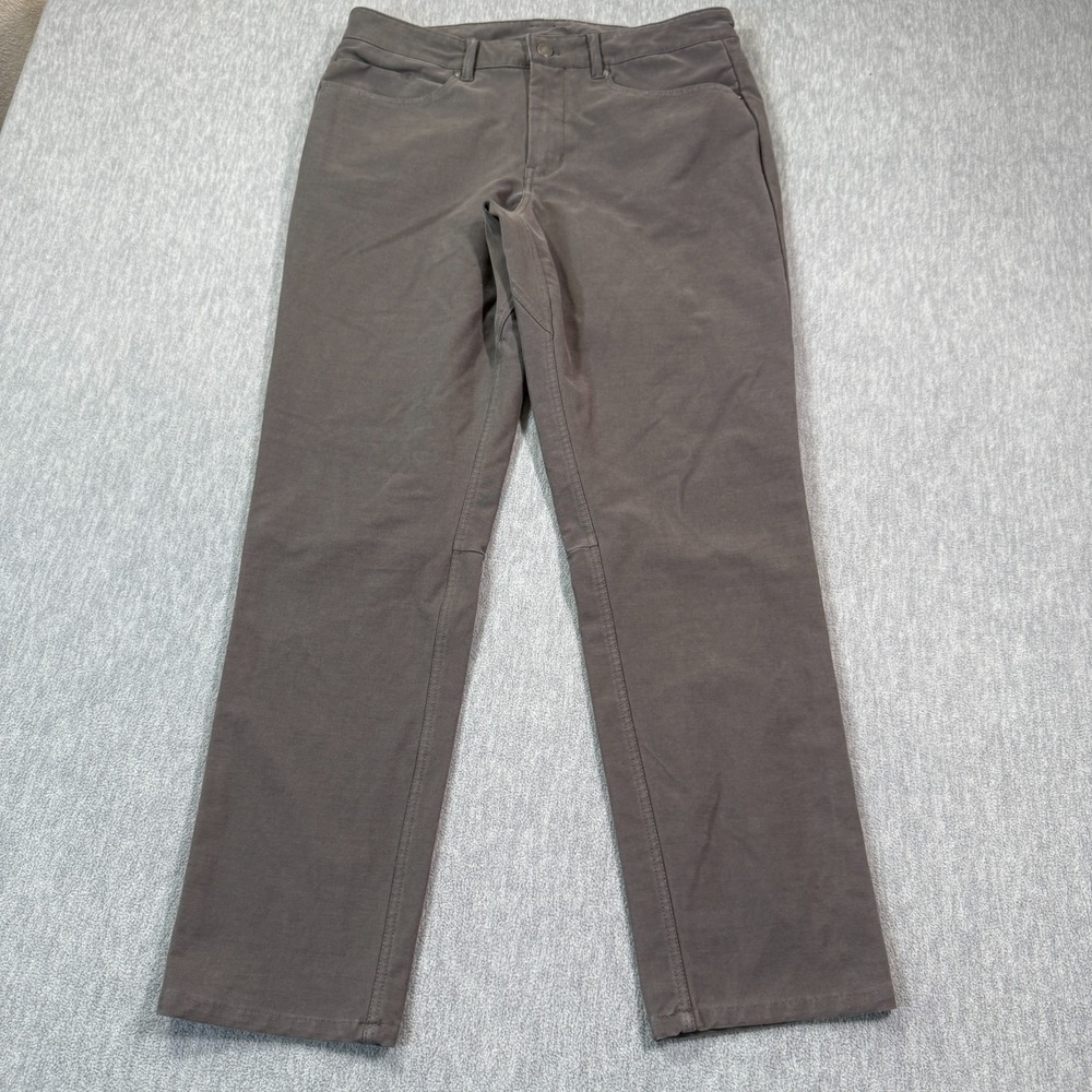 Cutsclothing‎ Pants Men 33x32 Gray Slim Fit Stretch Chino Business Casual Work